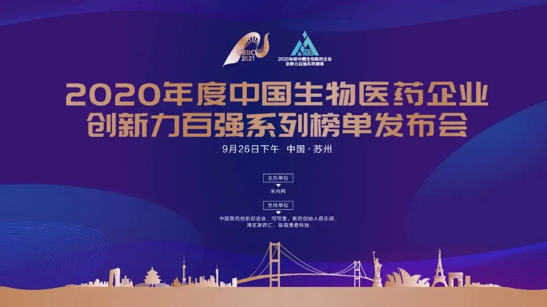 石药集团入“创新力TOP10”前三甲