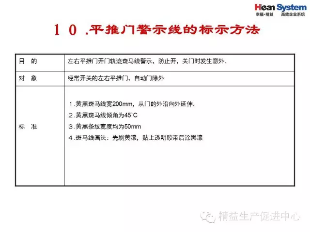 「精益学堂」目视化管理