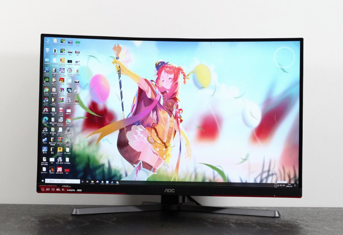 AOC CQ27G3S显示器评测：2K曲面+165Hz，干好新平台的显示活