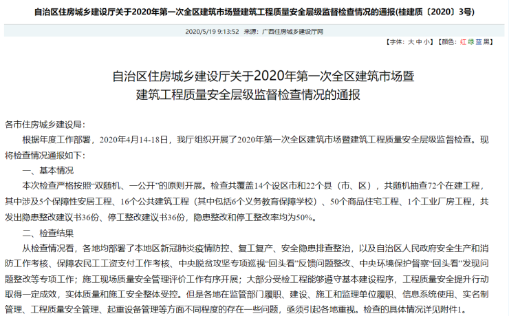 南宁8个住建企业违规被点名！涉及这些住宅项目
