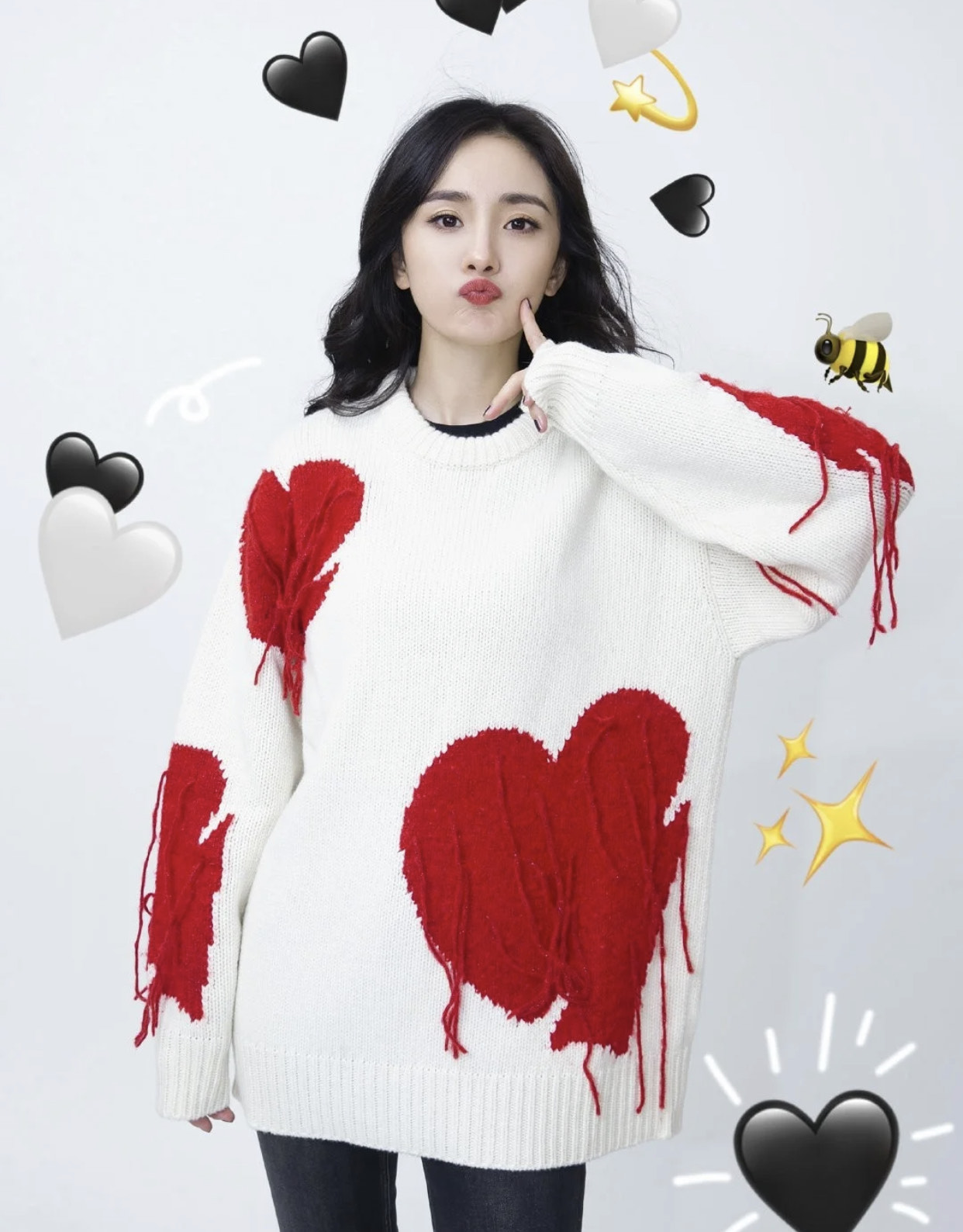 With age female star is in transition, yang Mi still is in " sunken girl " ! What feature does girl face have? 