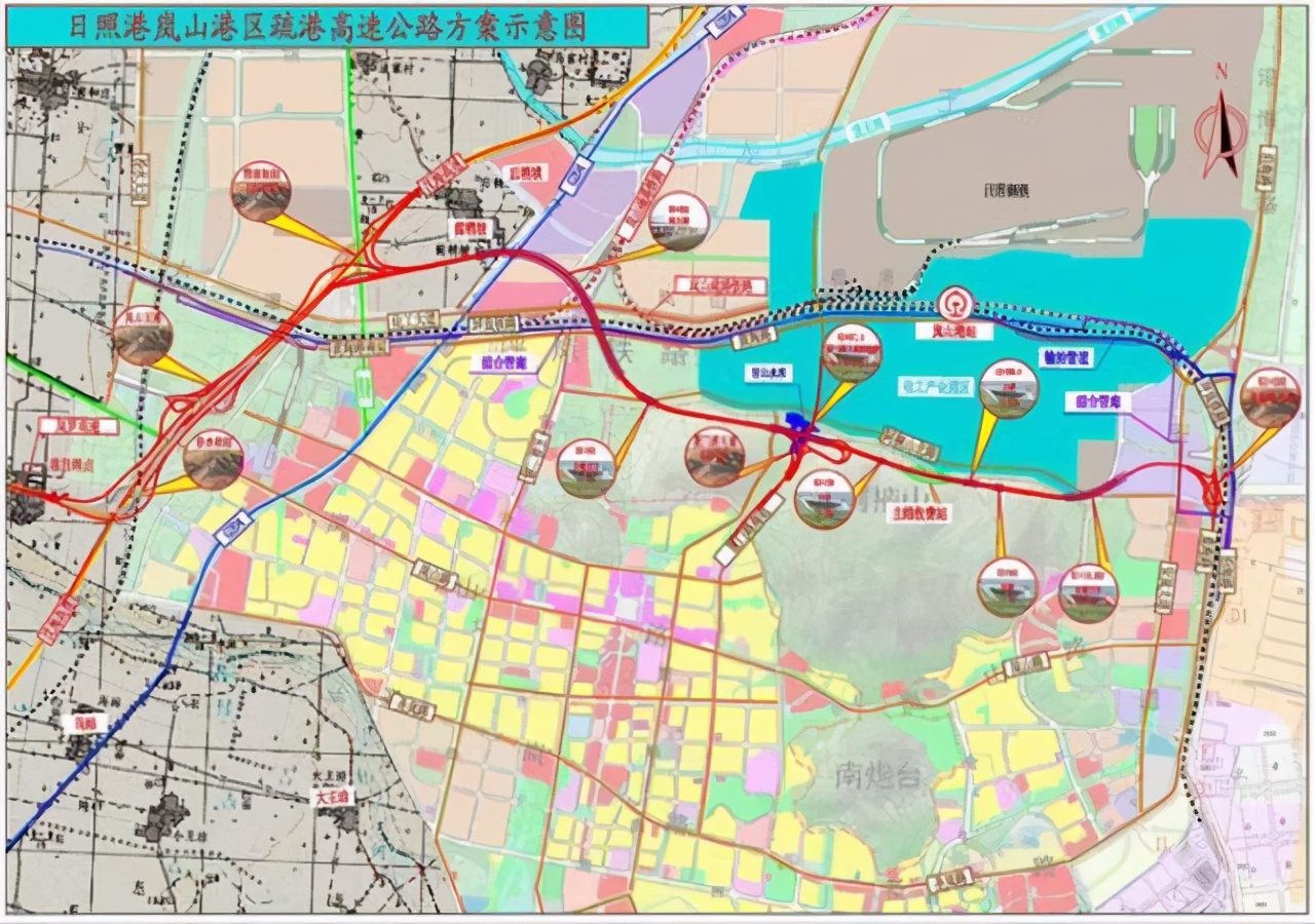 山东一条高速公路开工建设，长约13公里，主要为发展日照港而建