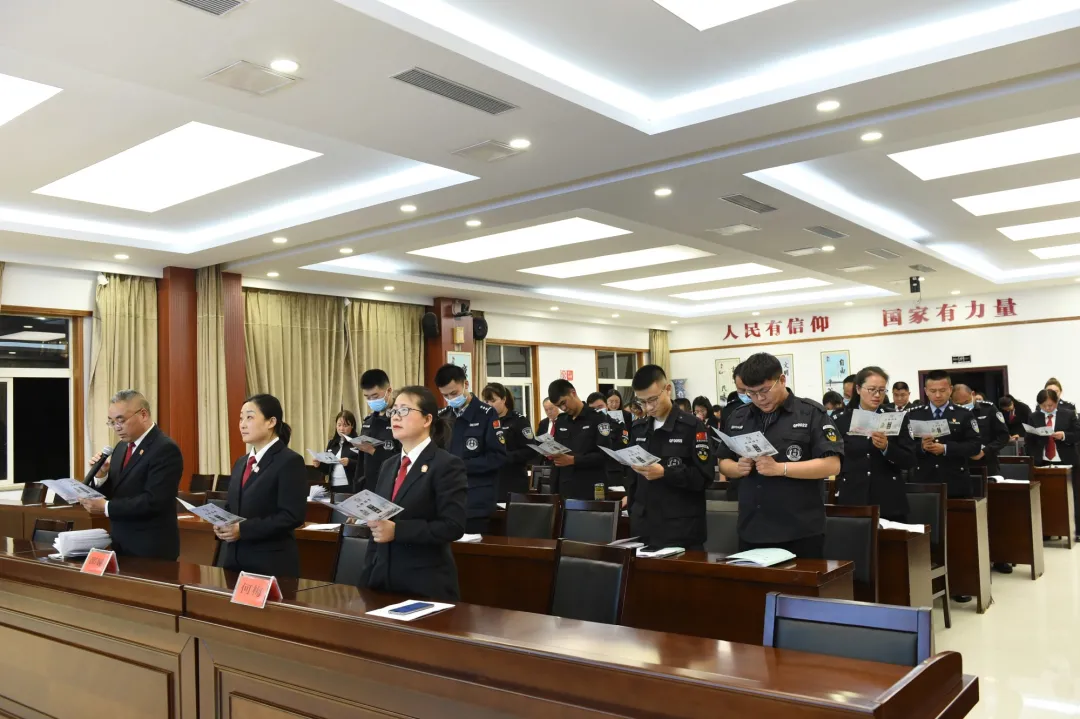 「教育整顿」麒麟区检察院:道德讲堂学模范 法治精神永流传