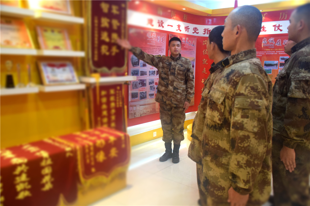 来喽，来喽，新战友们下连喽