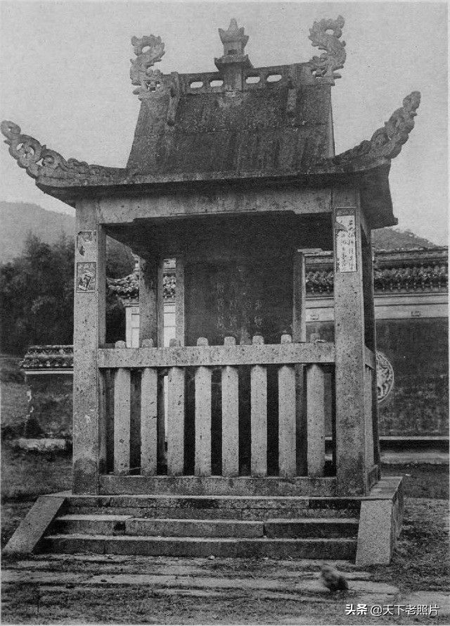 1906年浙江绍兴老照片 大禹陵兰亭百年前的美丽风光