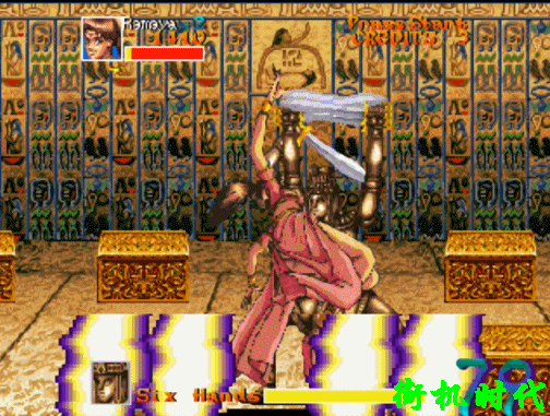 街機(jī)游戲特效滿分的必殺技，果然布料越少威力越大