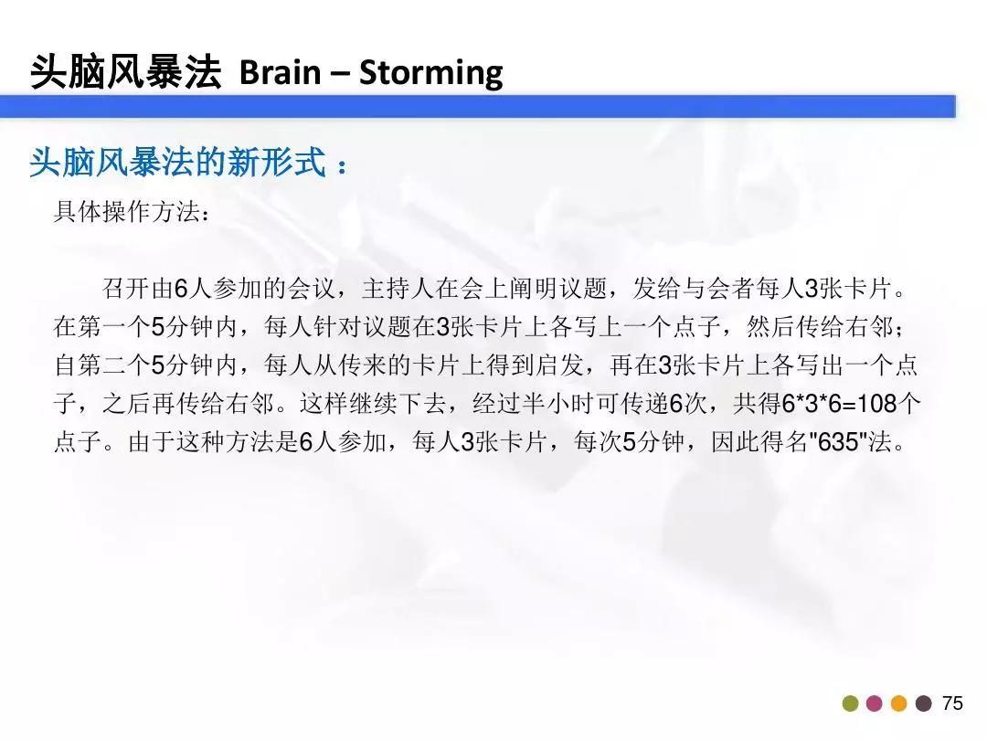 「管理」你真的会做头脑风暴吗？这个资料教会你