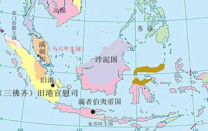 旧港宣慰司，中国第一次拥有马六甲的领土