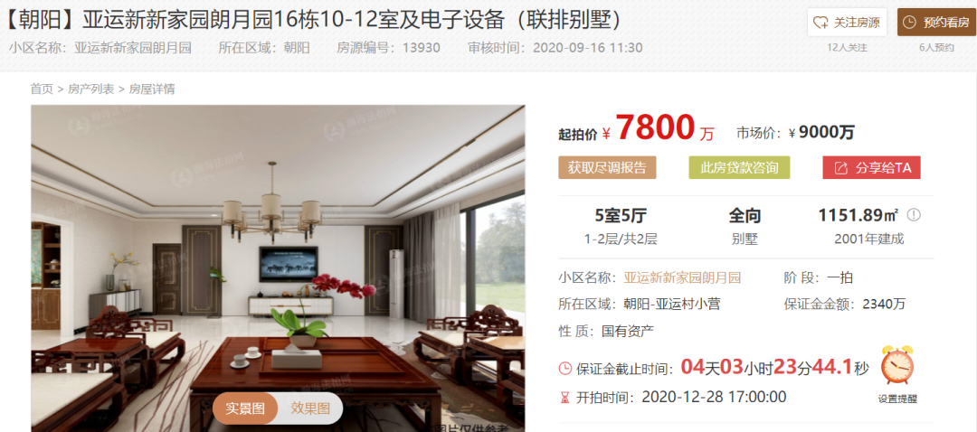 顶豪楼王山水文园成烂尾，法拍豪宅降价千万上演压轴大戏