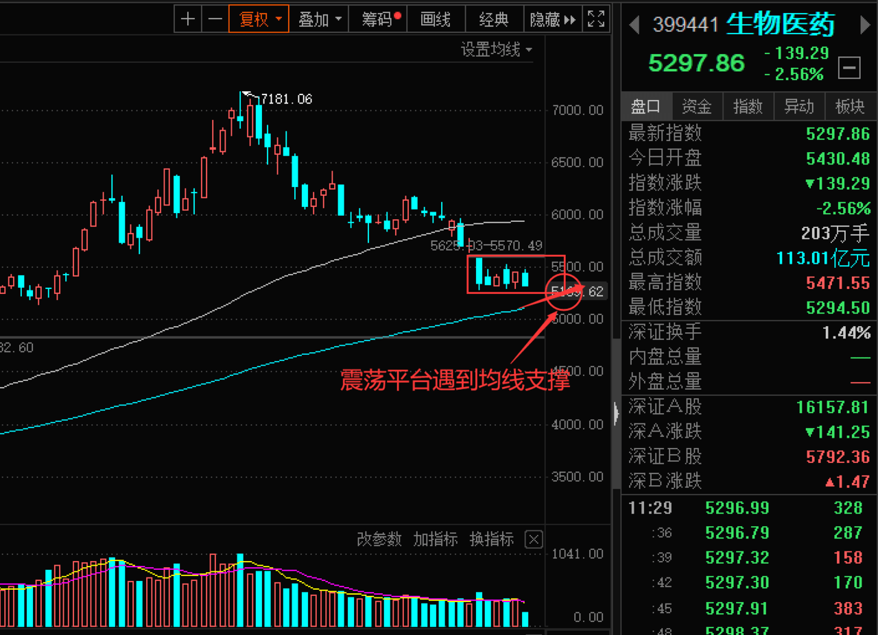 生物医药大跌超2%，什么时候进场加仓抄底？