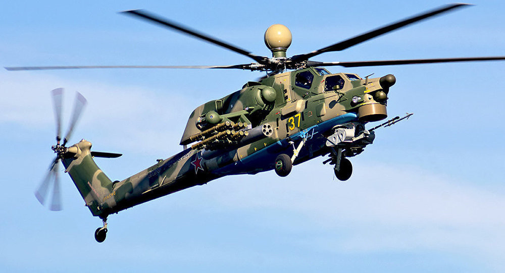 俄罗斯量产米-28NM武装直升机，携带智能武器，配备新型雷达