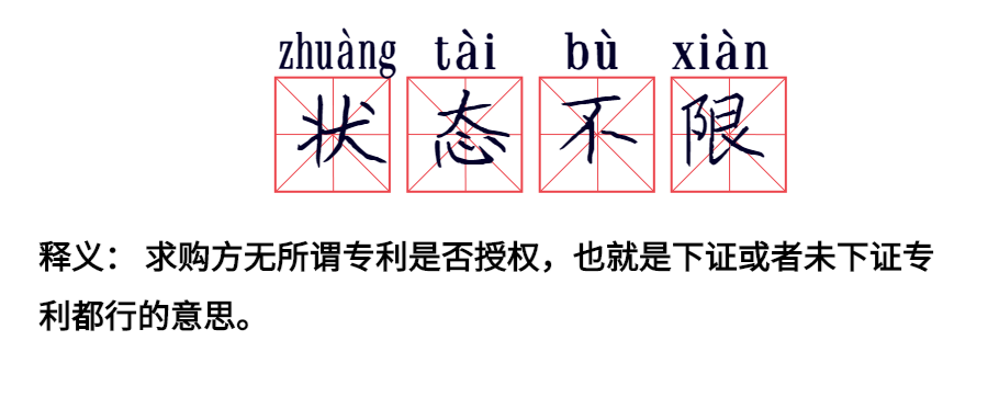 专利交易中的行话