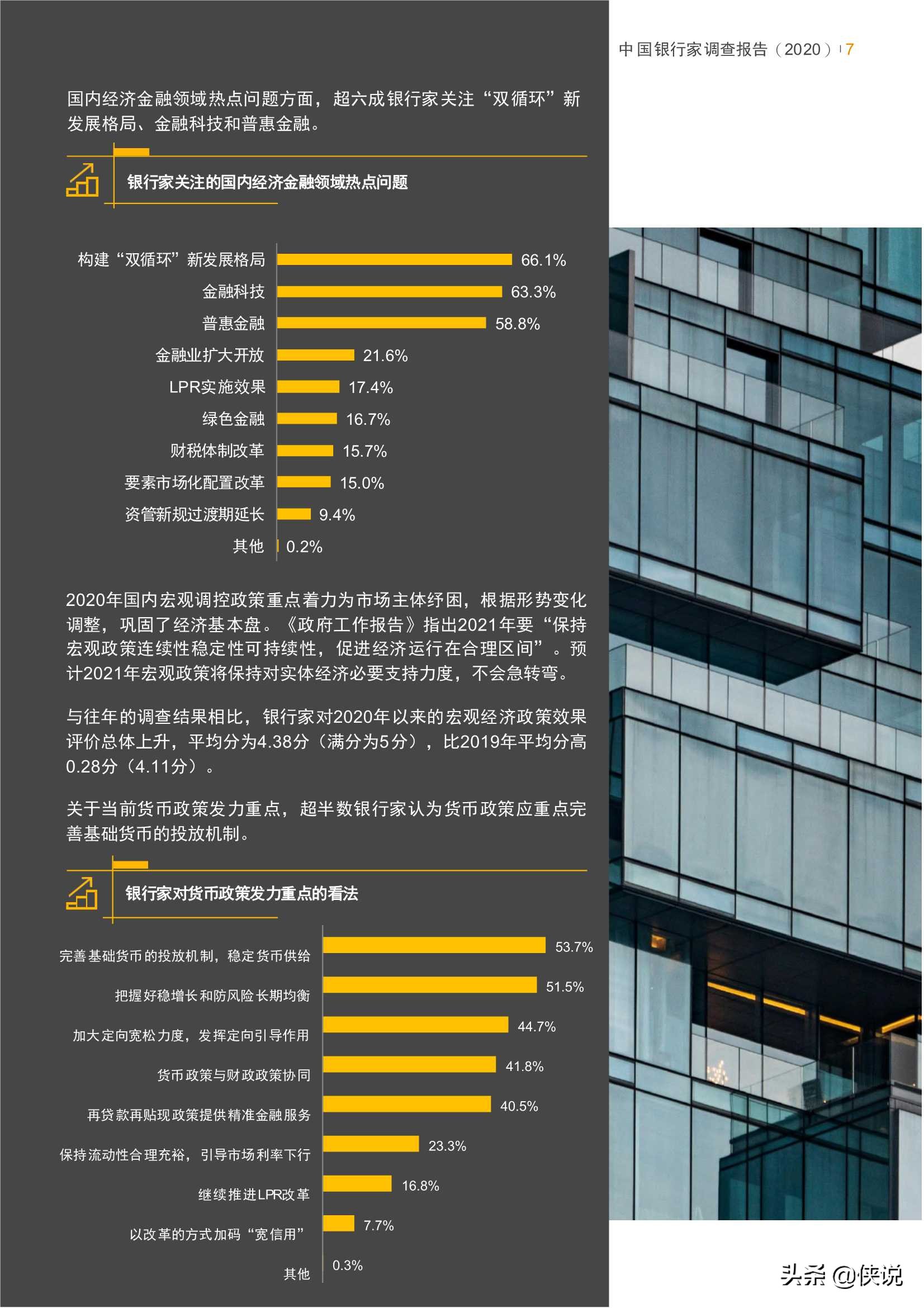 普华永道：中国银行家调查报告（2020）