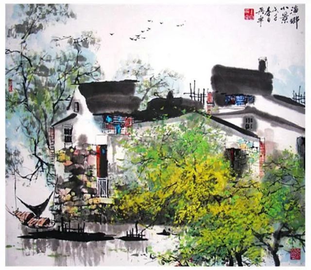 His works of Jiangnan Water Villages are refreshing, and they are ...