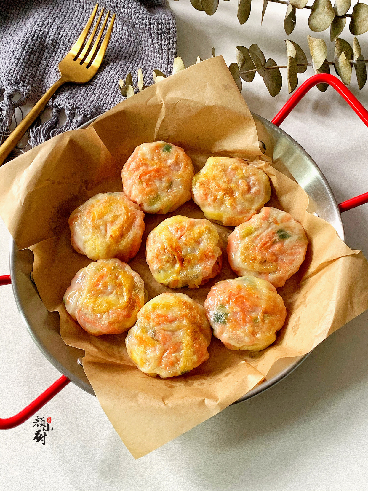 早餐，我常做這個吃，食材買來包上餡煎一煎，真美味