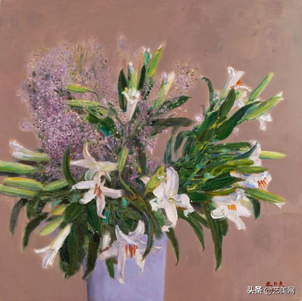 绽放——著名画家王力克笔下的生命之花