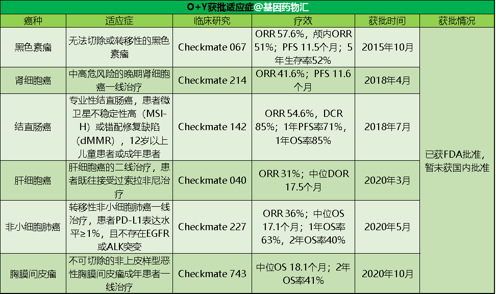 O+Y写入最新NCCN指南！从靶向到免疫，精准抗癌时代到来