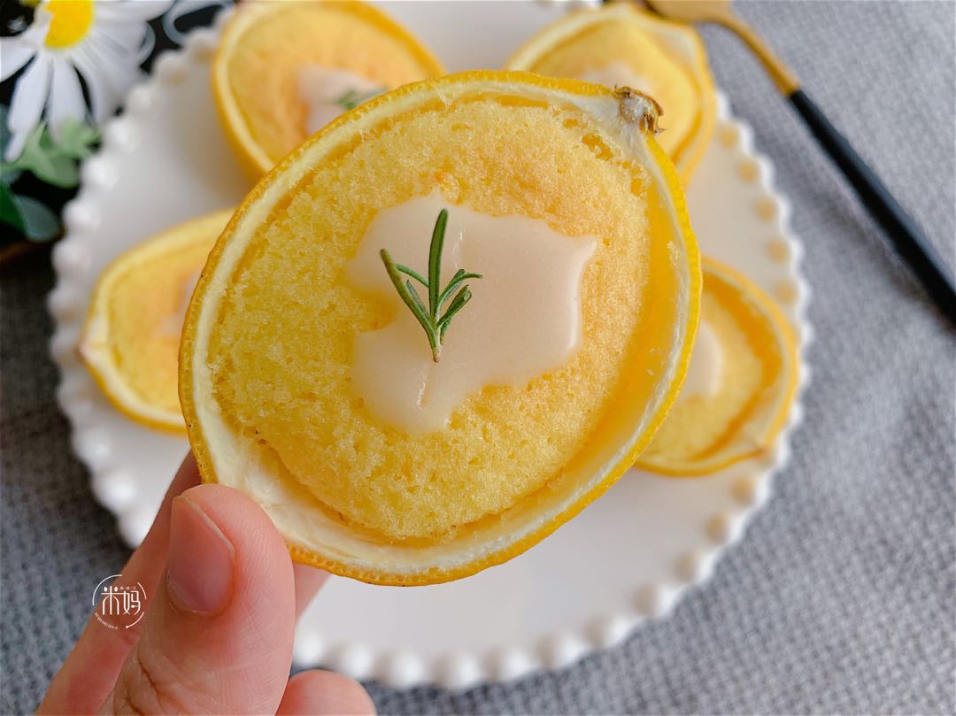 图片[2]-清新柠檬小蛋糕做法步骤图 清新柔软又细腻比戚风蛋糕好吃-起舞食谱网