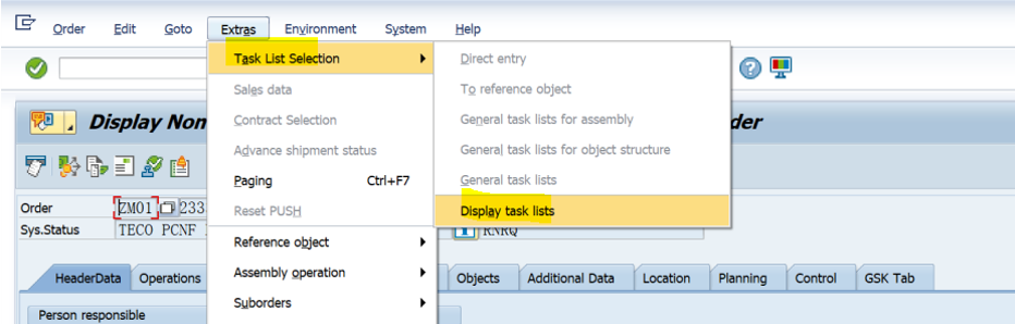 SAP PM 初级系列12 – 为维修工单关联Task List
