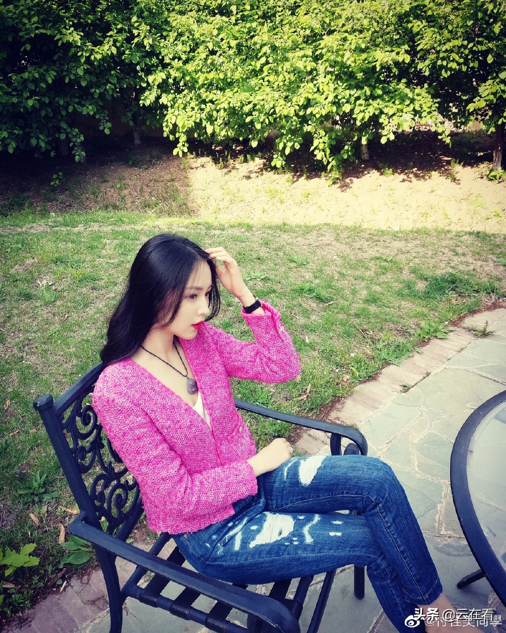 Net celebrity beauty Fu Jiamei has beautiful photos to appreciate, very ...
