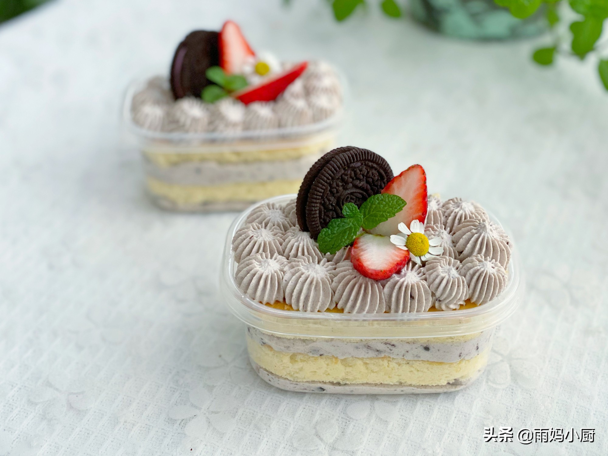 清明踏青時節，分享一款方便攜帶的鹹奶油蛋糕，清爽美味好吃不膩