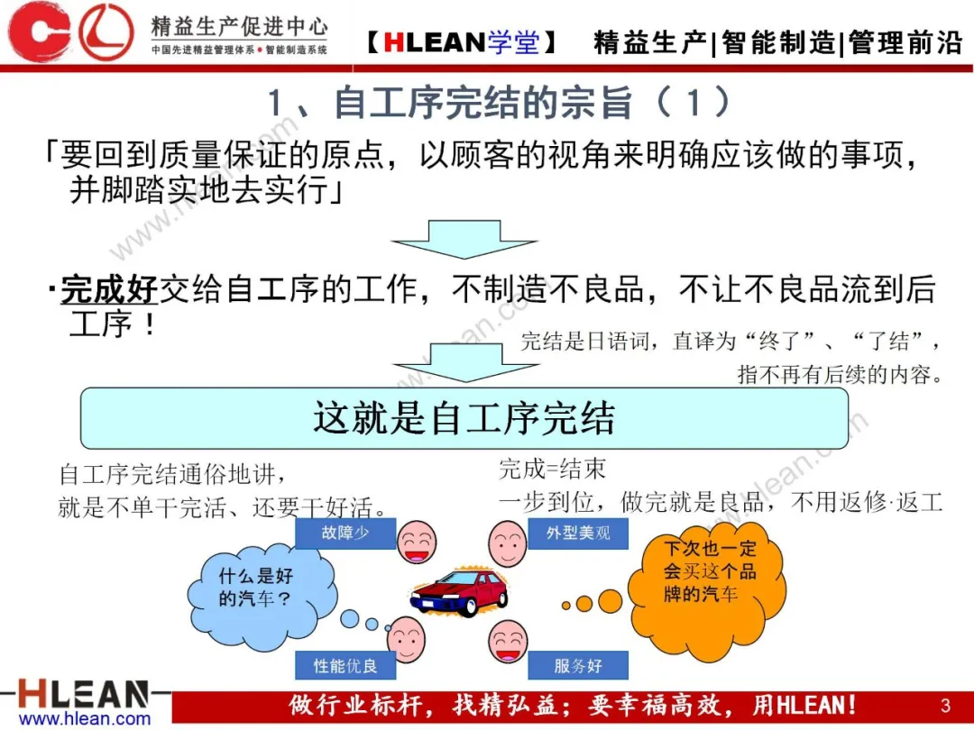 「精益学堂」自工序完结培训讲义