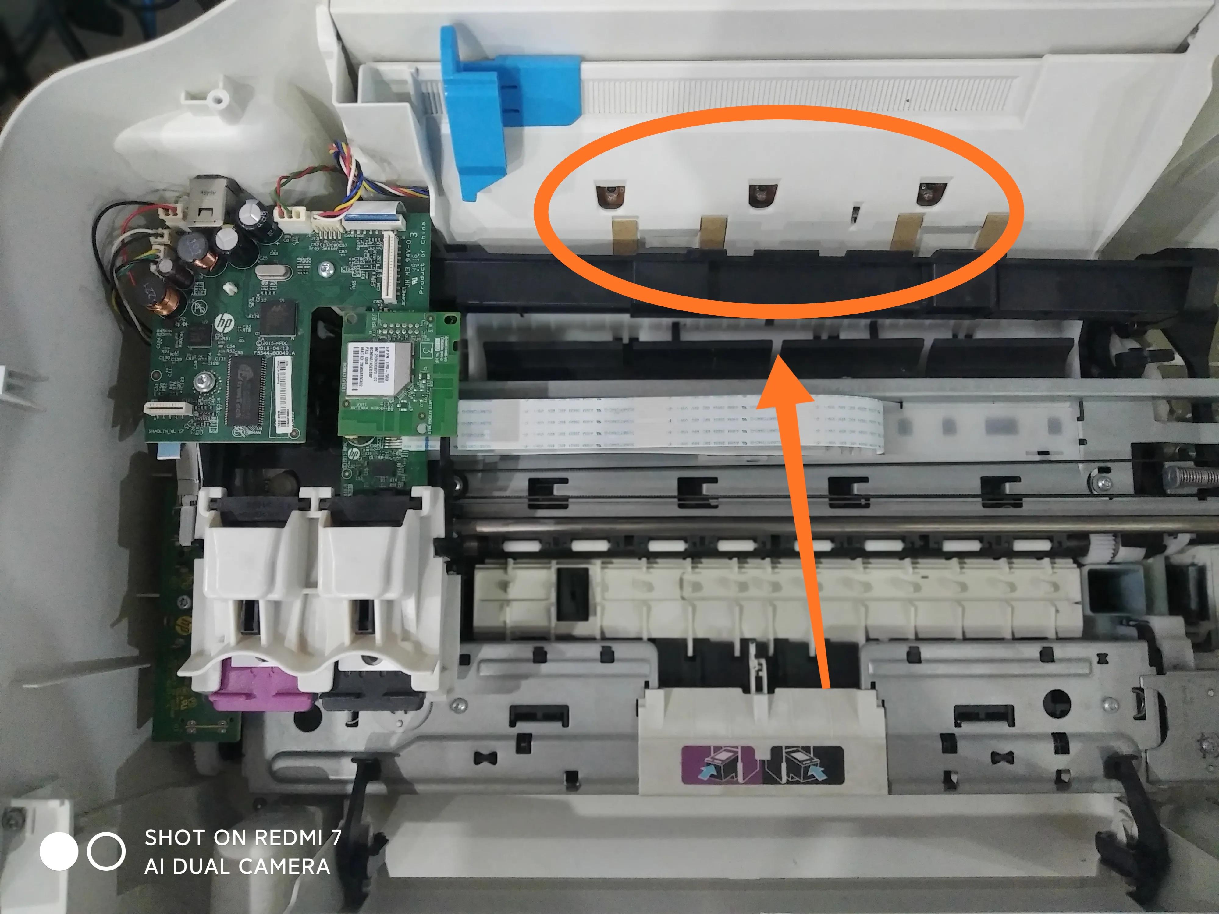 HP Deskjet lnk Advantage 3638 color printer allinone machine does not