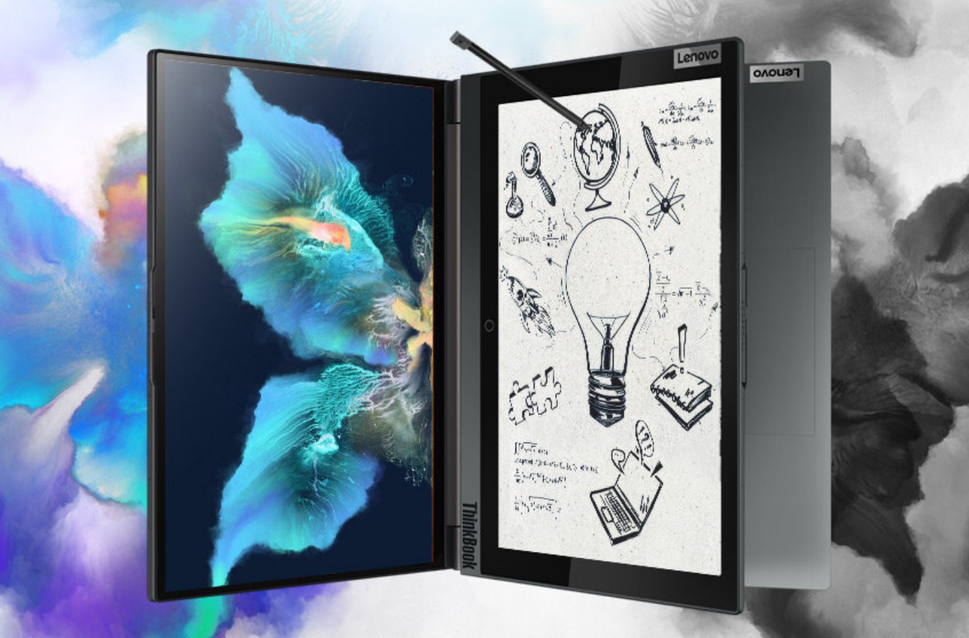 全球首款双面屏时尚商务本 ThinkBook Plus 2发布