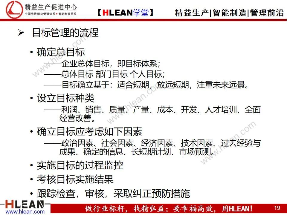 「精益学堂」目标管理与工作计划制定（上篇）