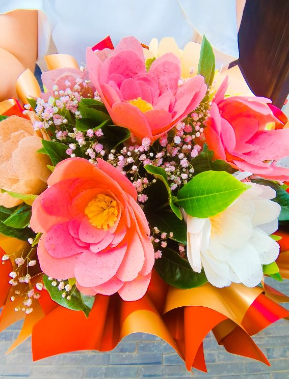 山东莒县最美“煎饼”花