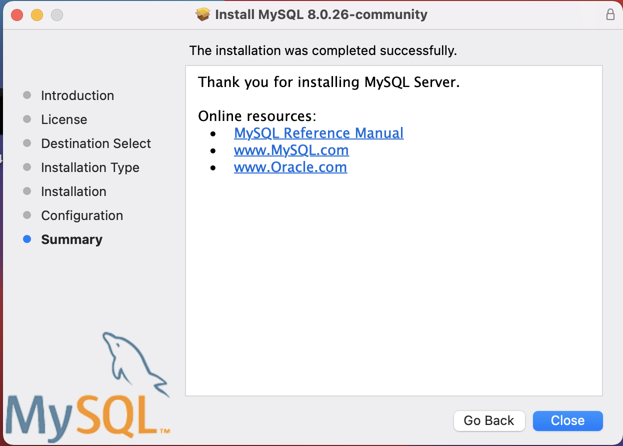 Mac big sur 安裝并使用MySql8