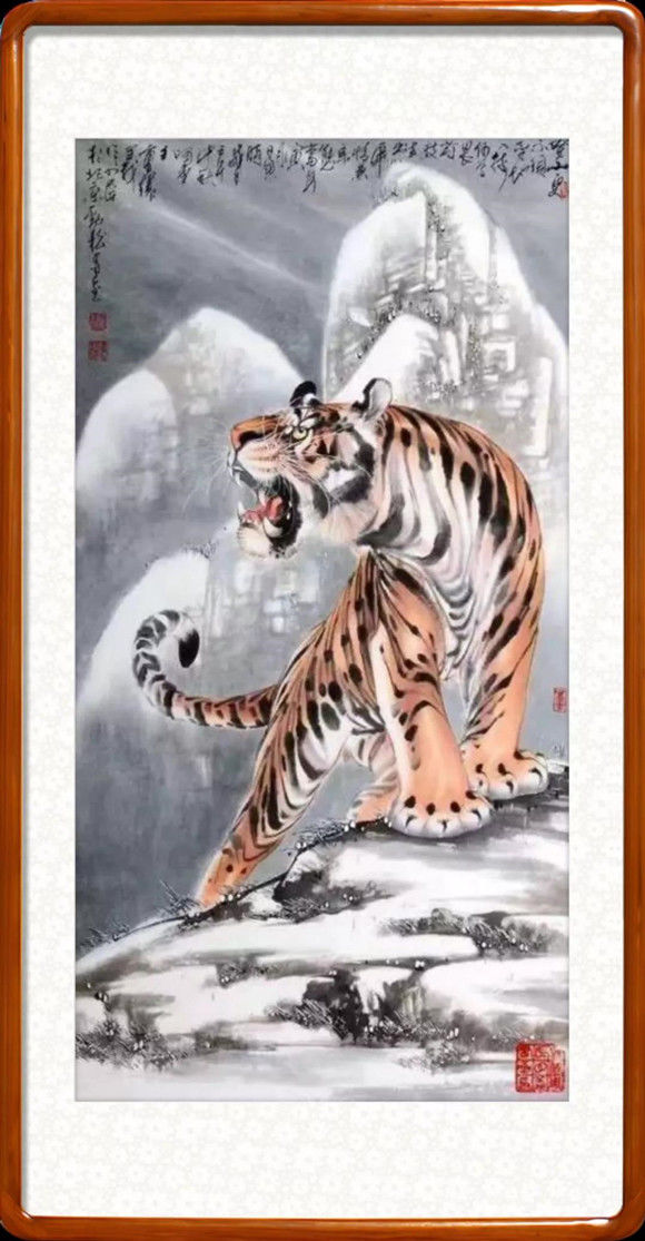 虎啸群山惊百兽 兰香幽谷暖三春——曹环义作品鉴赏