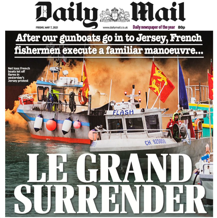 英法历史性撕X！法国百船“围剿”英国海岛，英方怒派军舰要开战