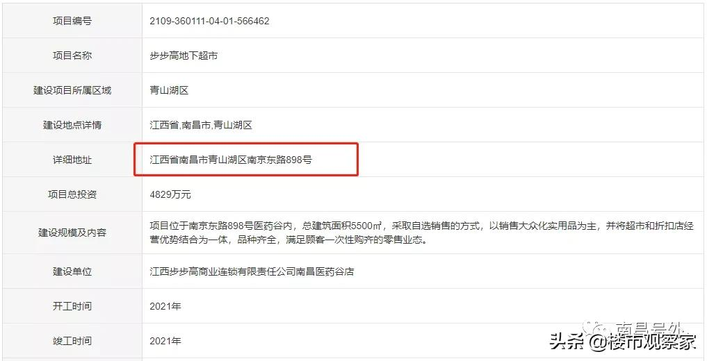 青山湖顺外路新建红坊商业街，医药谷将引入步步高地下超市