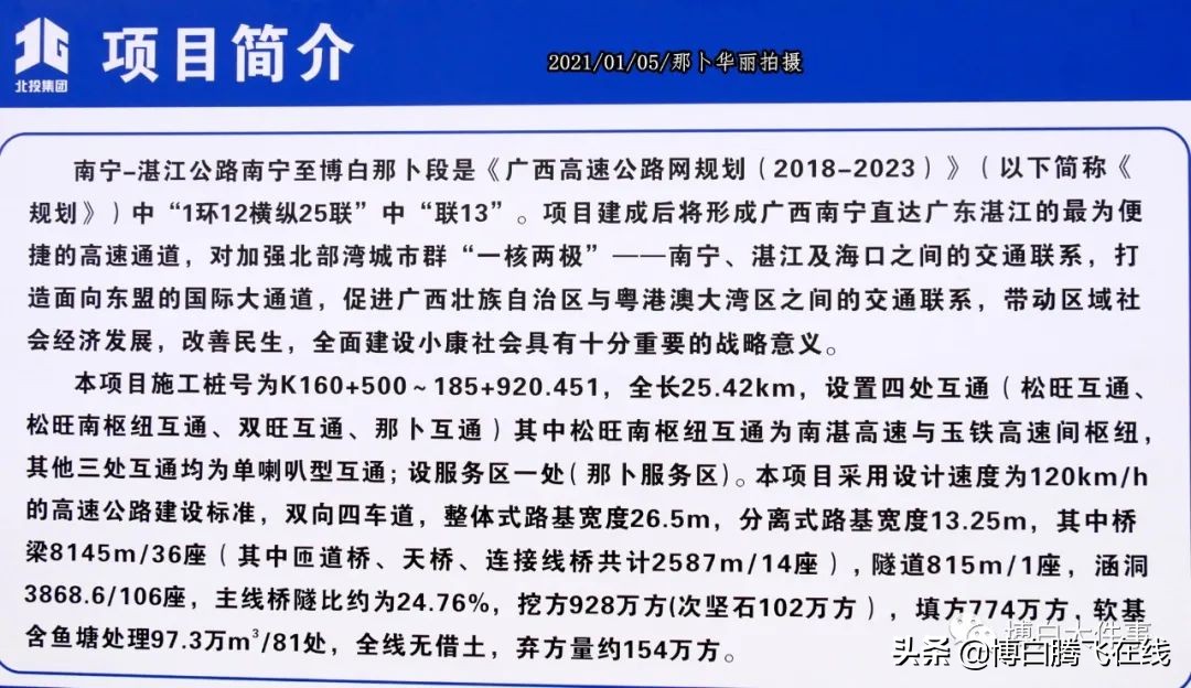 好消息！又一条途径博白的高速公路开工啦