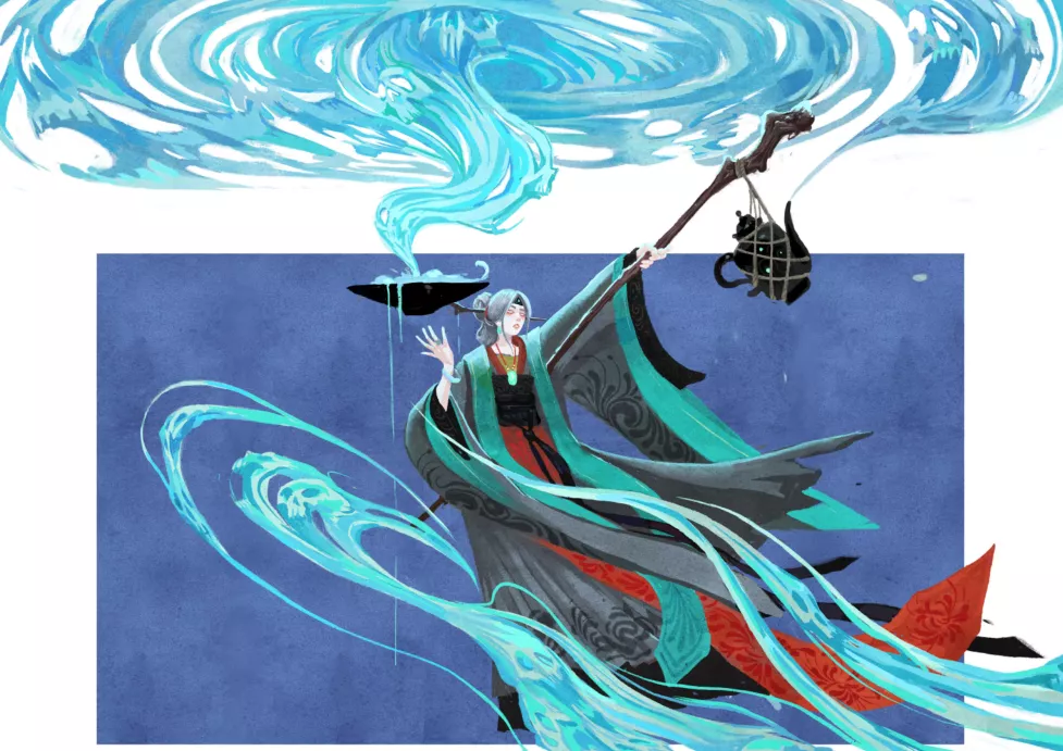 國風繪本《有仙氣》：天仙、地仙、鬼仙，呈現古代神話的列仙風采