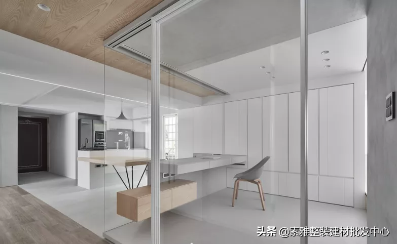 128㎡极简风，舒缓而又内敛的设计