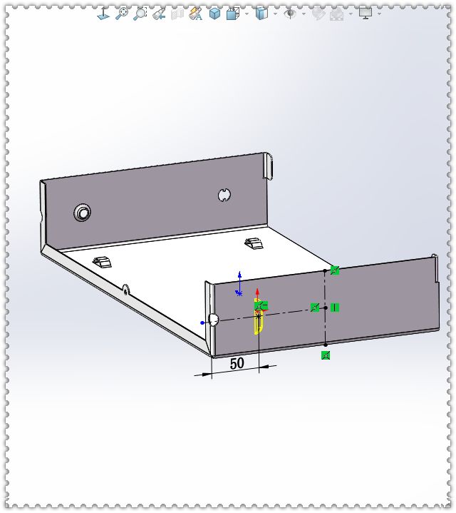 ��SolidWorks��һ���ӽ���ǣ���Ҫ�ǳ��ι��ߺ��������ʹ��