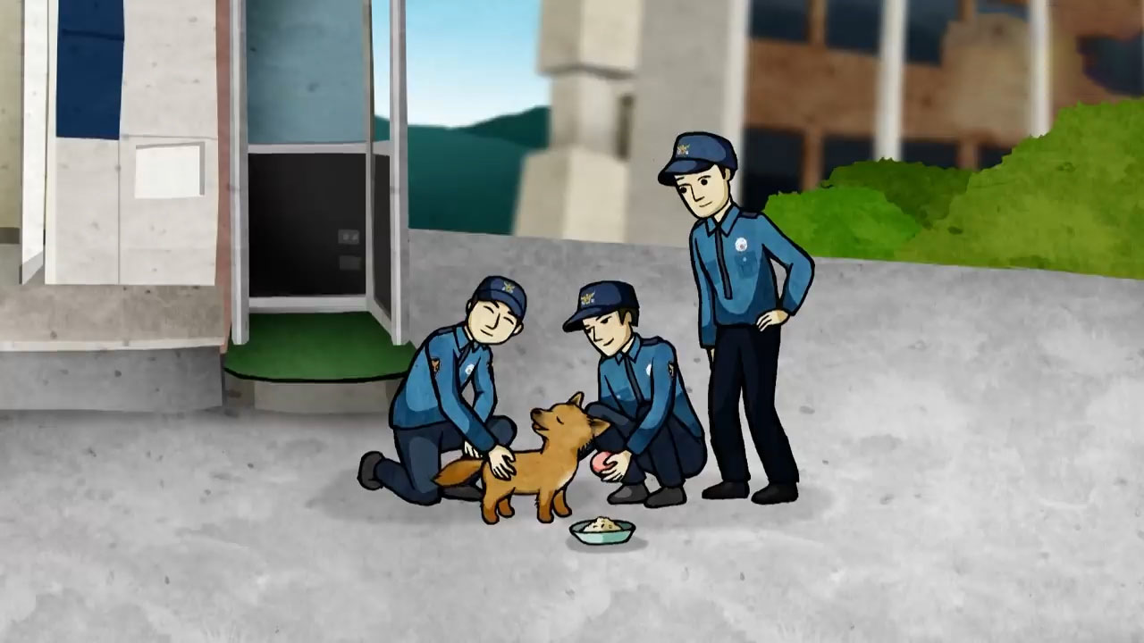 流浪狗为了报恩，竟然意外获得警局的工作，还养活了自己的孩子
