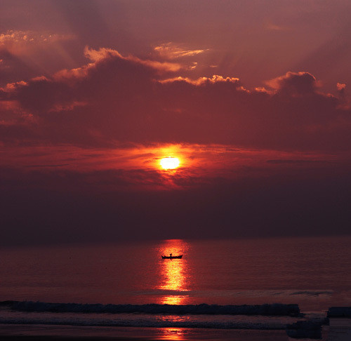 China of photography appreciation Piao is the most beautiful sunrise, must saw with one's own eyes looks