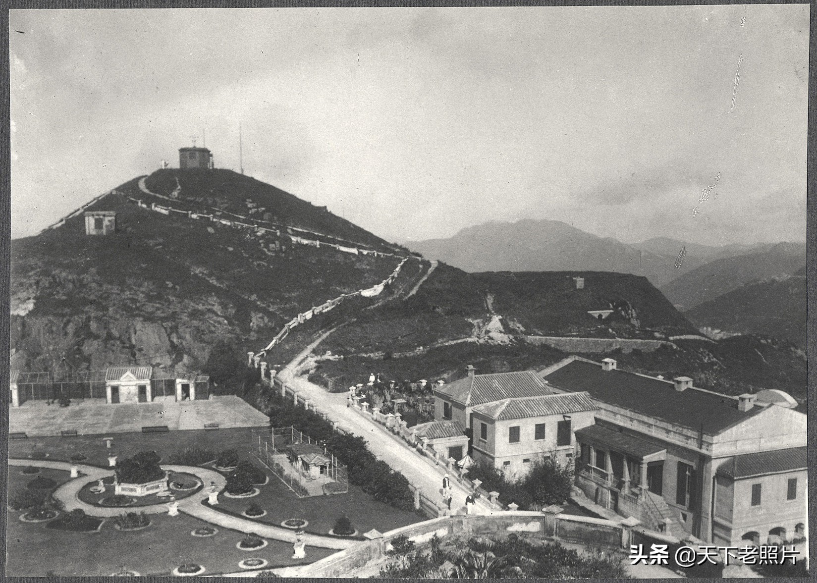 1905年的香港实拍照 美国政府代表团访华时随行拍摄