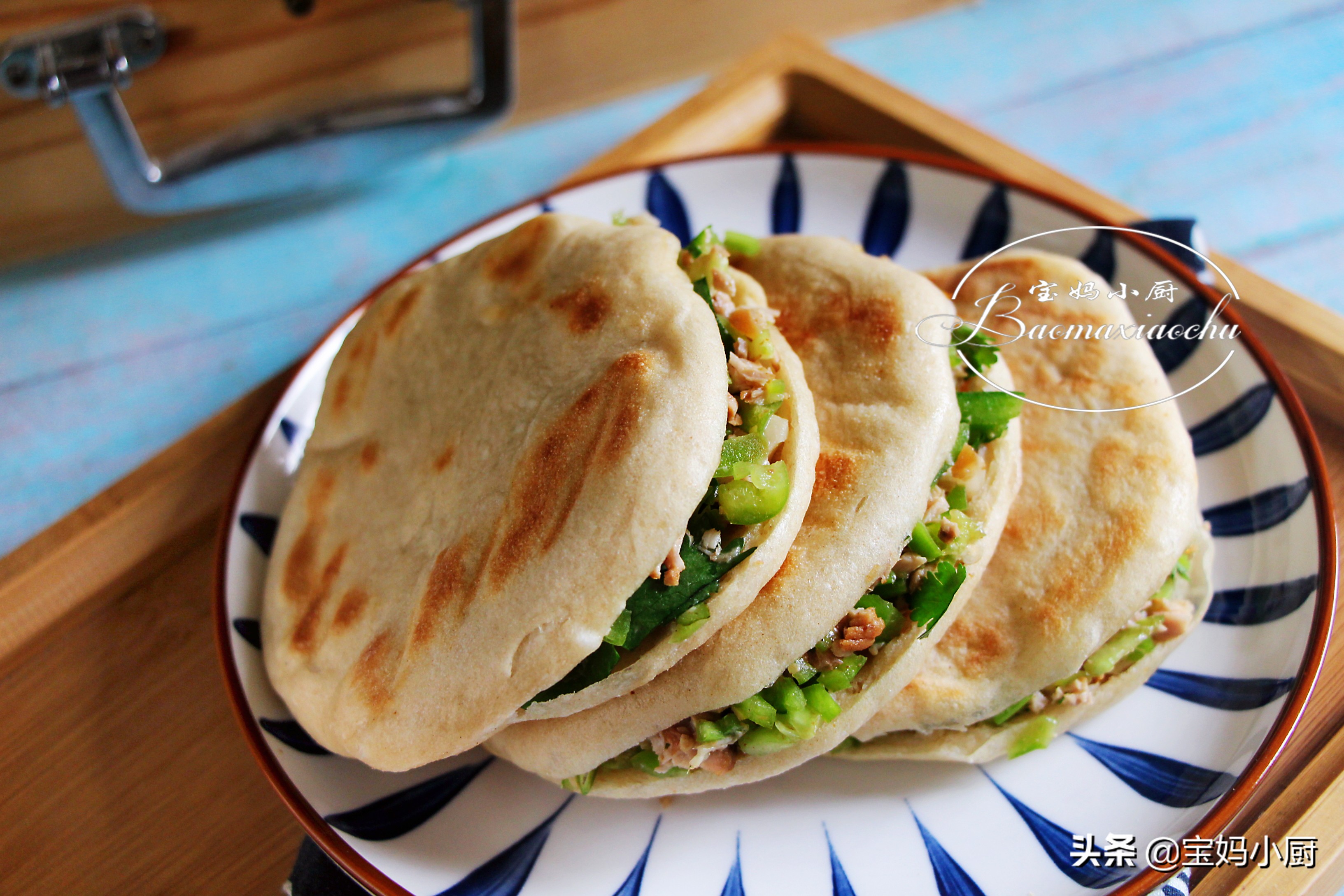 孩子超愛吃的肉夾饃，一次就成功的做法，跟買的一個味，營養味美
