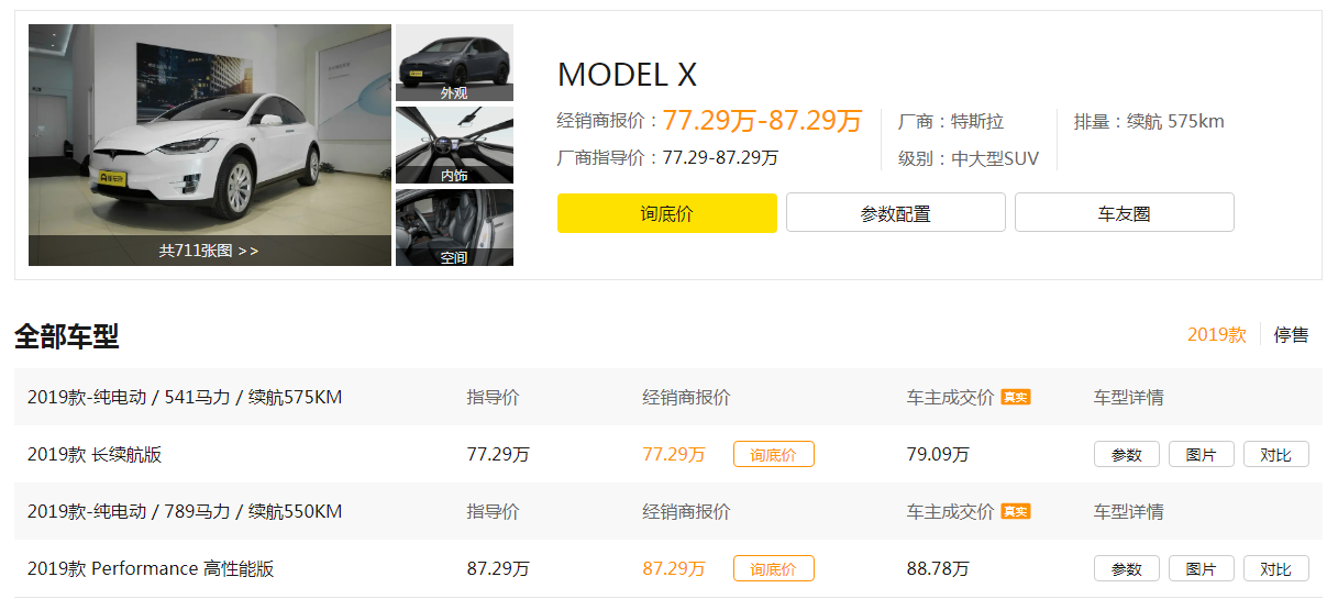 百万级纯电动SUV长什么样？奇幻紫Model X可能是最像的