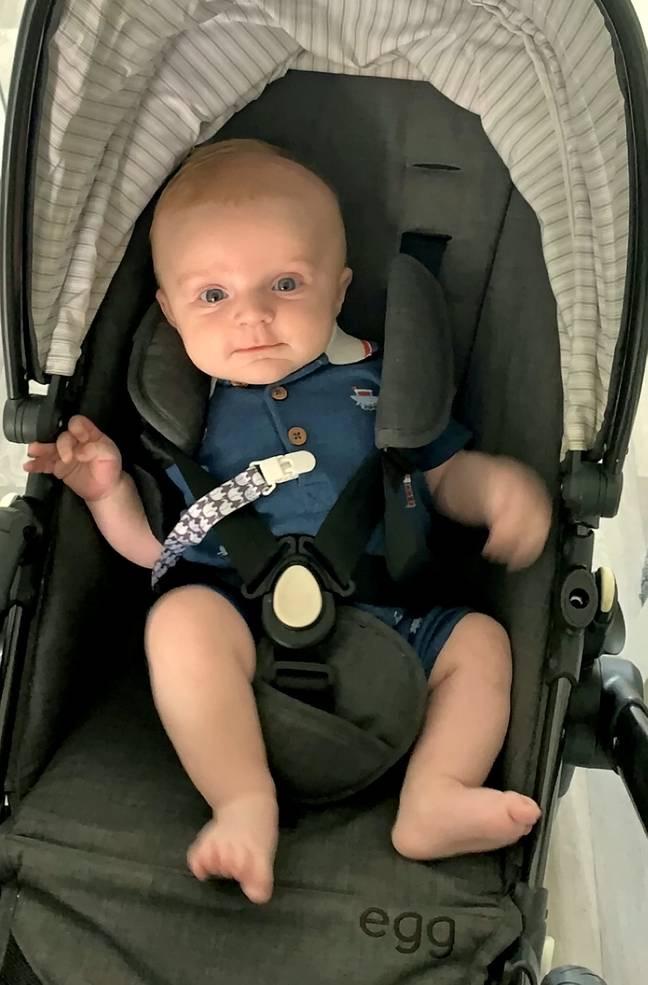 British mother gave birth to her fourth child, and delivered the