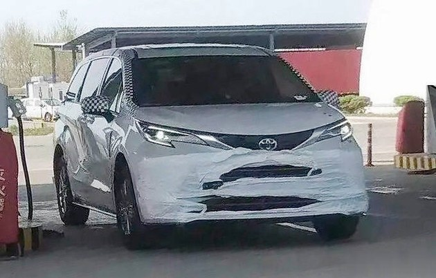 国产丰田Sienna谍照曝光；雪佛兰全新车渲染图曝光