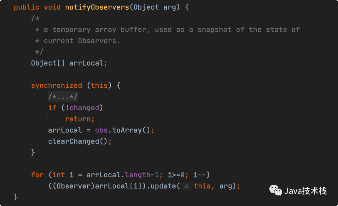 别再面向 for循环编程了，JDK 自带的观察者模式就很香