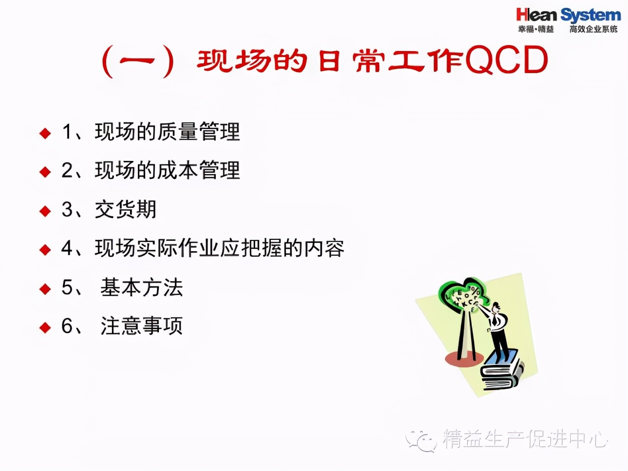 「精益學堂」優秀班組日常管理項目