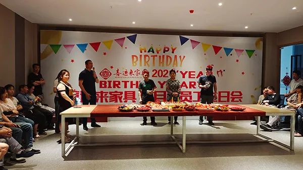 爱在喜运来|五月份员工集体生日会圆满落幕
