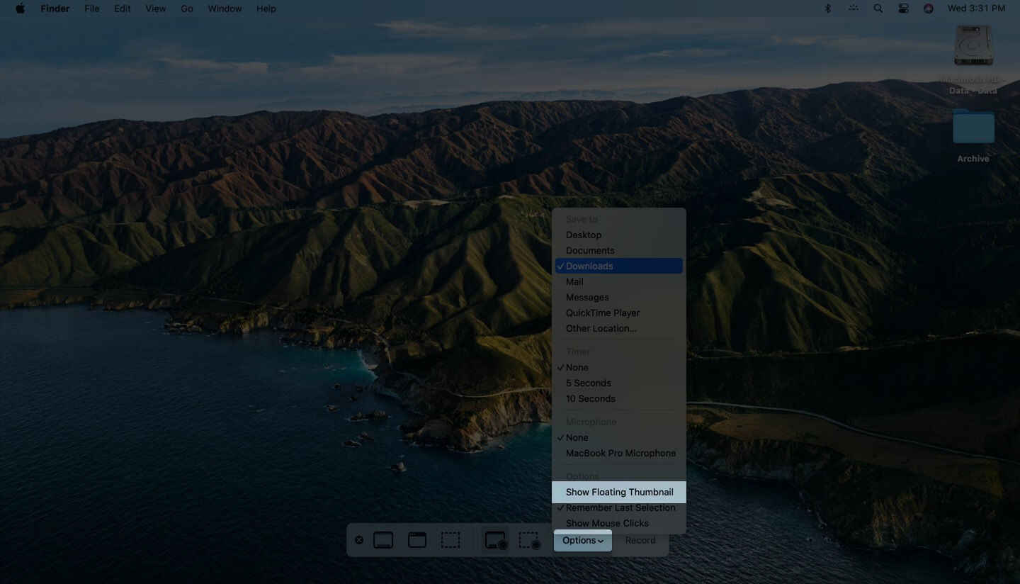 如何在Mac上进行屏幕截图