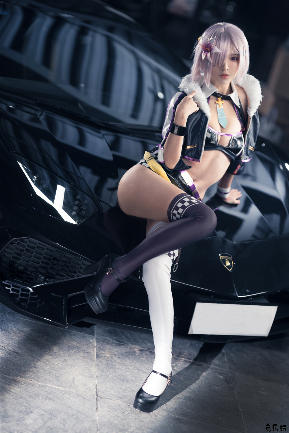 【cosplay】爱老师_PhD作品合集精选丨玛修-黑枪呆-同人赛车